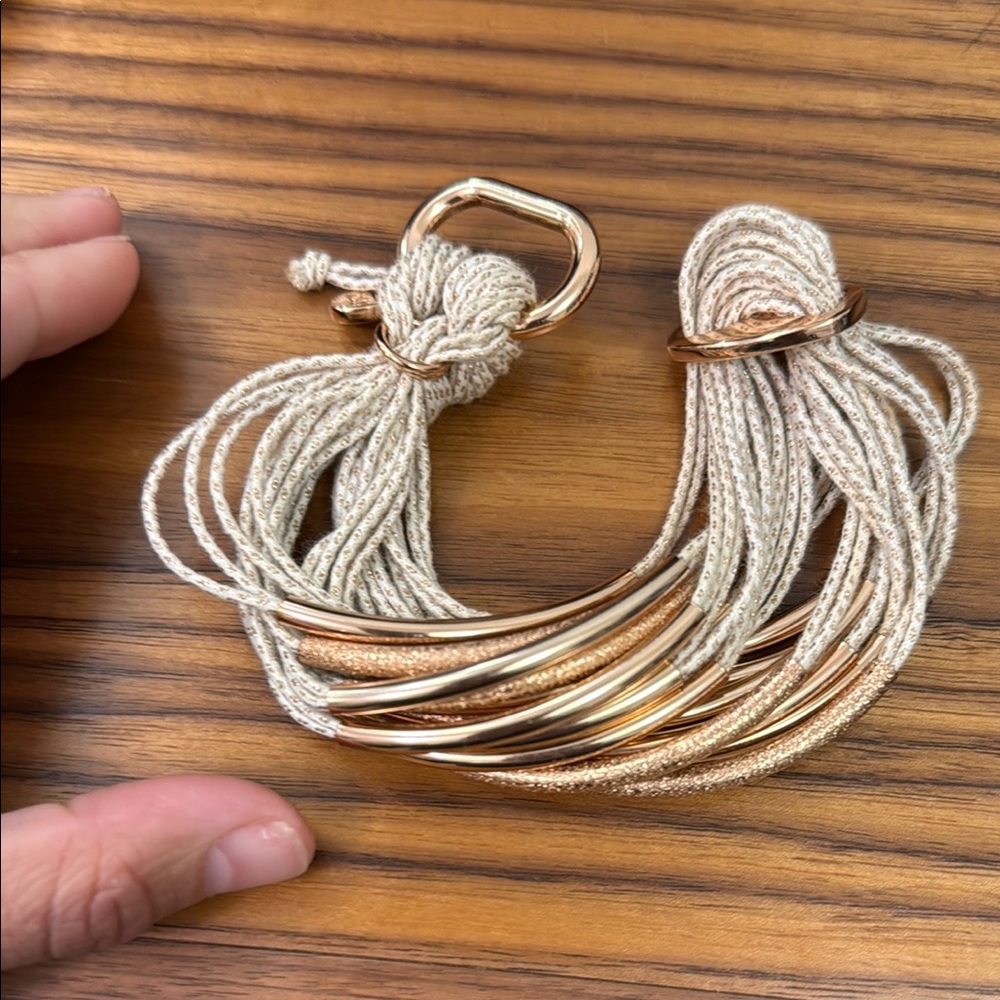 Elegant Gold and Silver Women's Bracelet